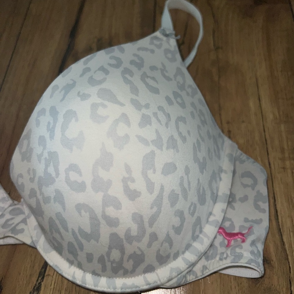 Satin Cheetah Bra Set main image 1